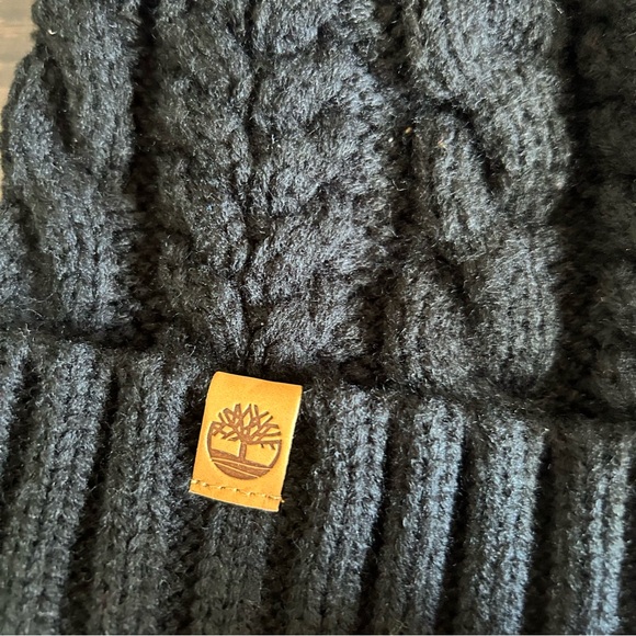 NWT Timberland Black Winter hat and Pink Socks - Picture 3 of 5